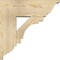 Ekena Millwork Merced Traditional Rough Sawn Bracket w/ Offset Brace, Douglas Fir, 8"W x 22"D x 22"H BKT0806X22X22MRC01RDF - alternate 2